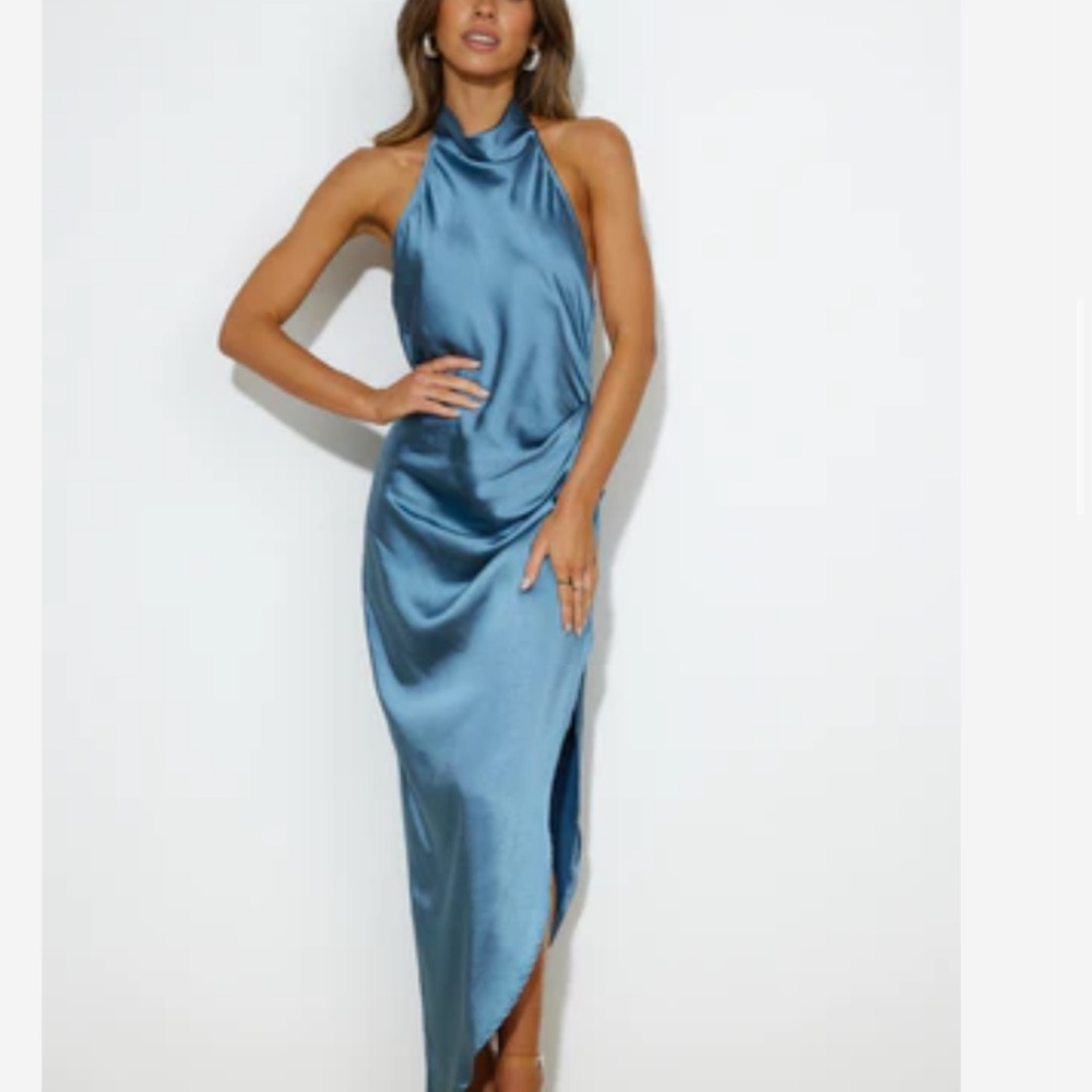 Hello Molly Dressed To Impress Satin Dress